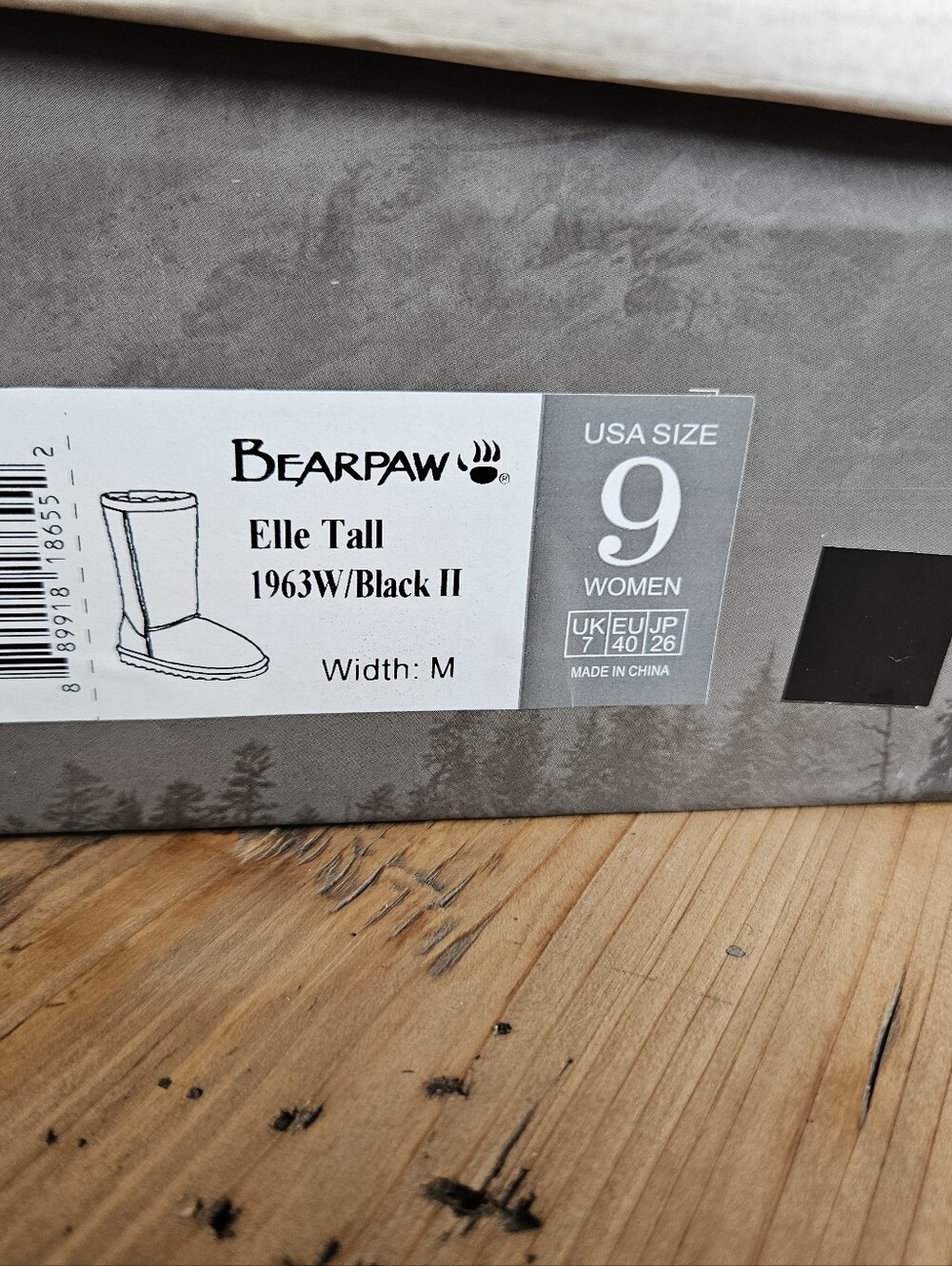 Bearpaw Womens Elle Tall Sude Boots Black Size 9 - Picture 4 of 4